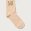 BEIGE CASHMERE SOCKS