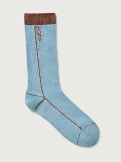 BLUE WITH STRIPE SOCKS