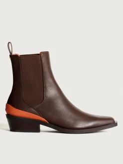 COWBOY ANKLE BOOT RODEO BROWN