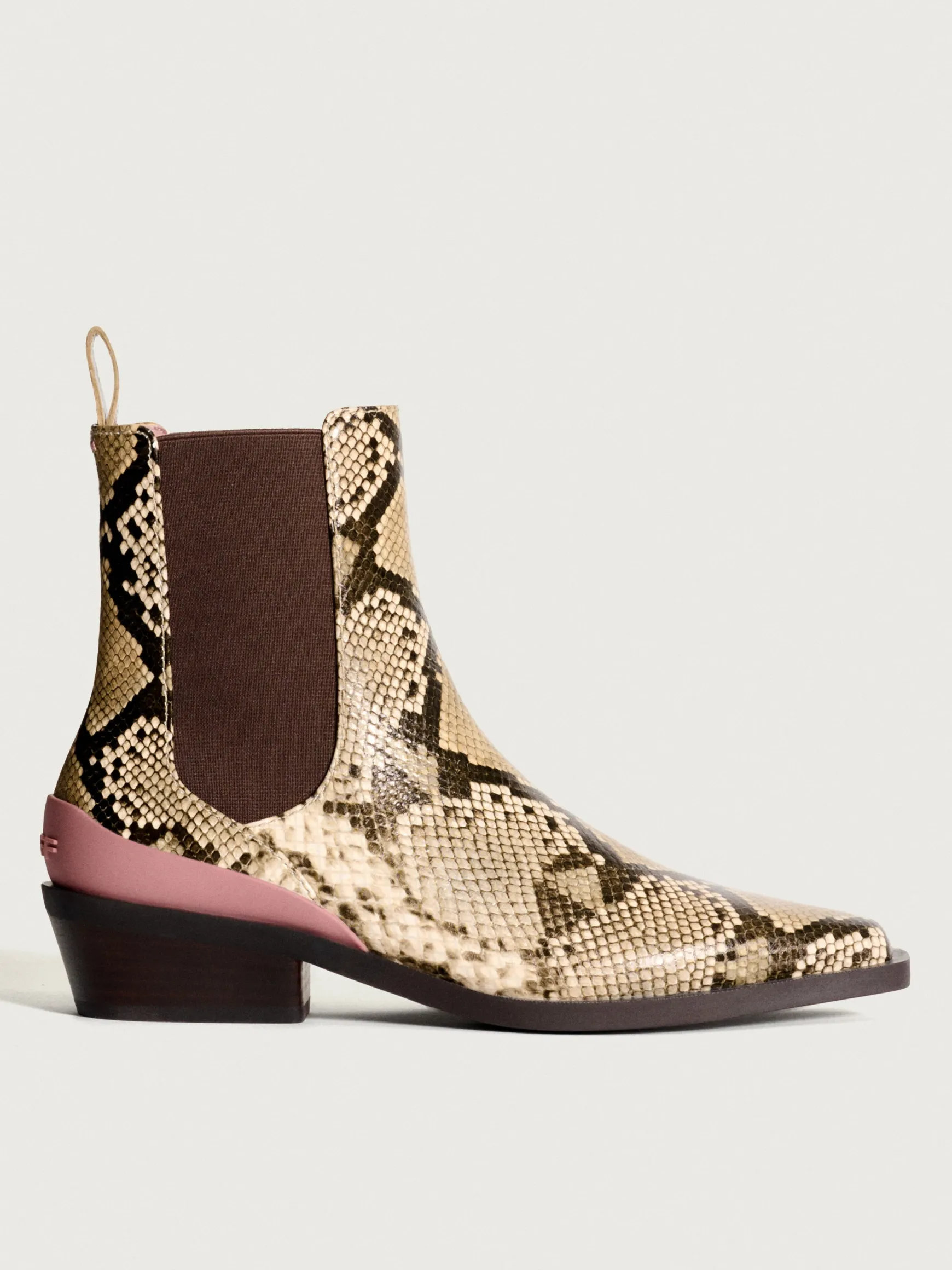 COWBOY ANKLE BOOT RODEO BEIGE