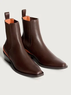 COWBOY ANKLE BOOT RODEO BROWN