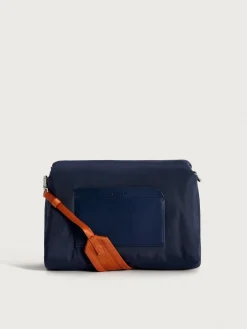 CROSSBODY BAG EVEREST NYLON NAVY BLUE