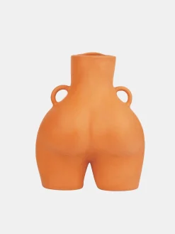 LOVE HANDLES VASE ORANGE