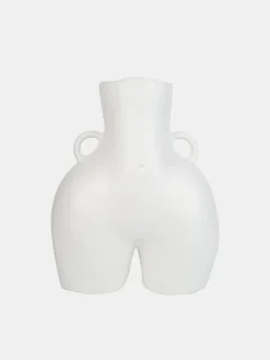 LOVE HANDLES VASE WHITE