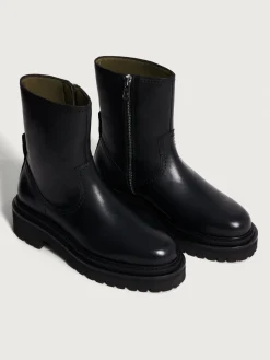 OFFICE BLACK LEATHER BOOT