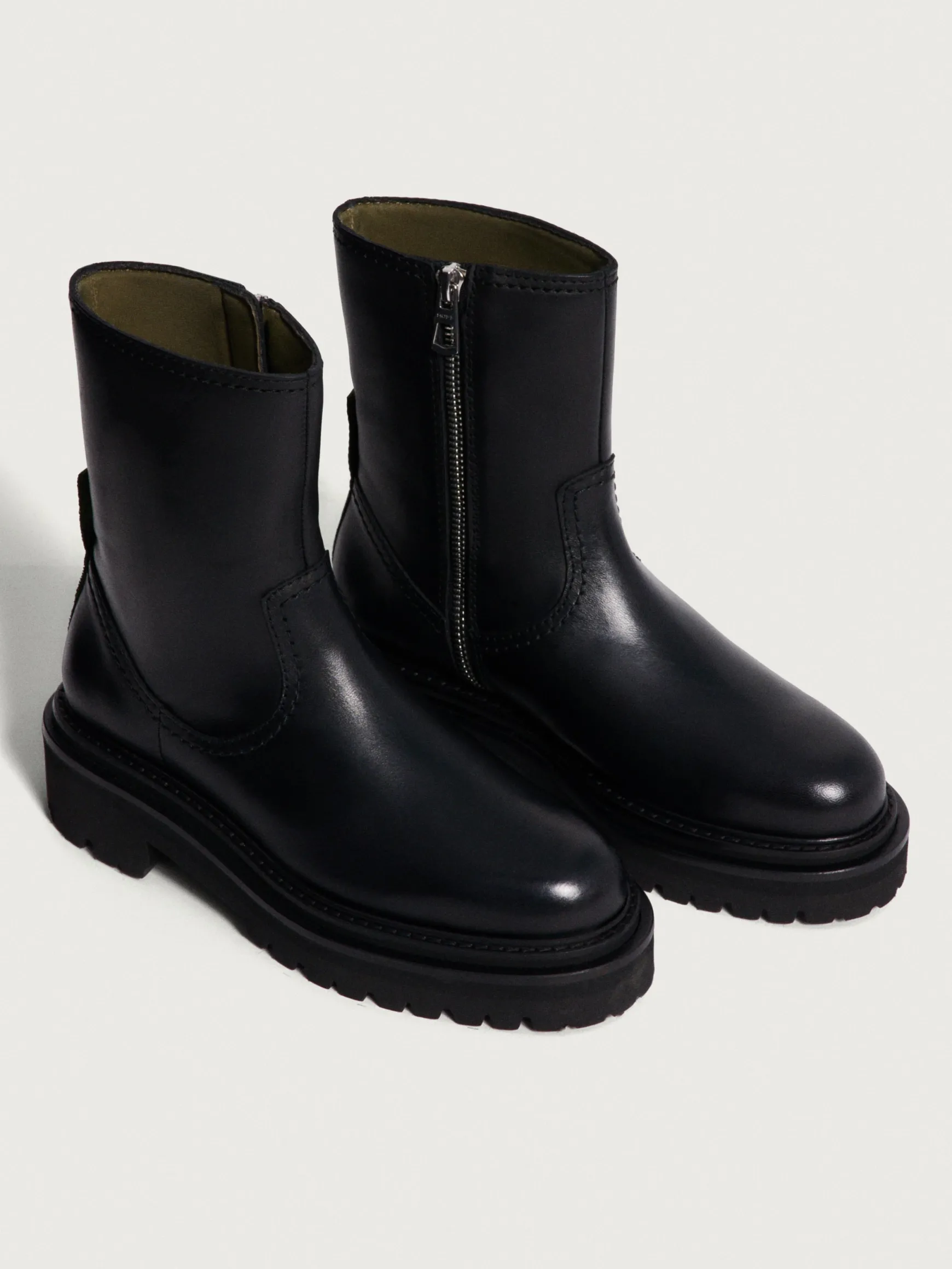 OFFICE BLACK LEATHER BOOT