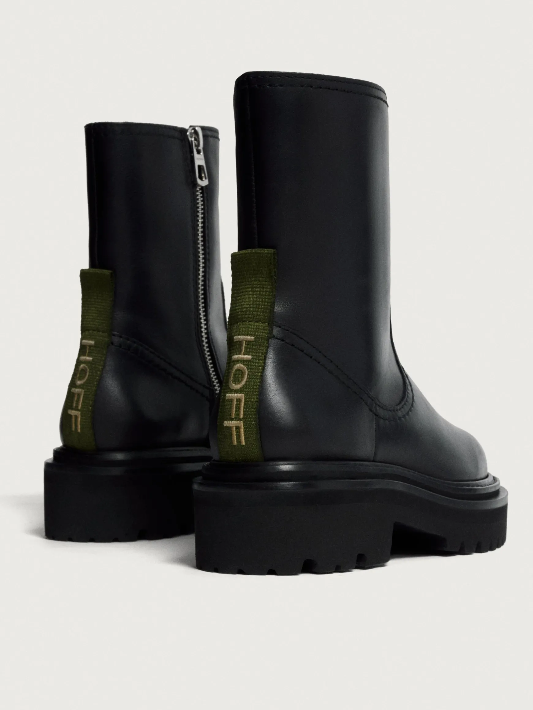 OFFICE BLACK LEATHER BOOT
