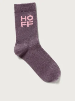 PURPLE CASHMERE SOCKS