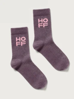 PURPLE CASHMERE SOCKS