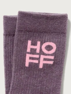 PURPLE CASHMERE SOCKS