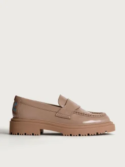 SCHOOL TAUPE LOAFER