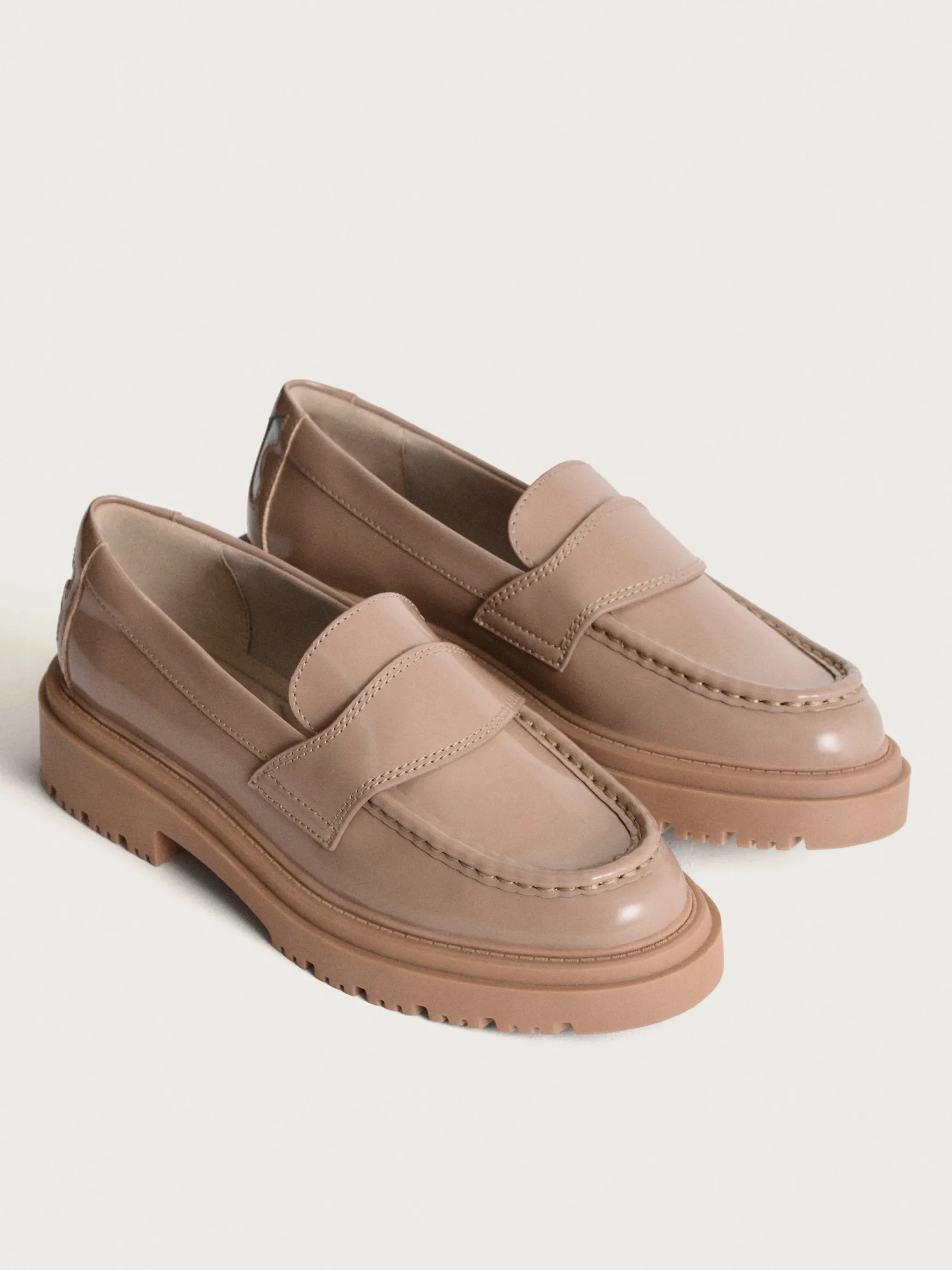 SCHOOL TAUPE LOAFER