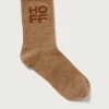 TAUPE CASHMERE SOCKS