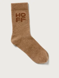 TAUPE CASHMERE SOCKS
